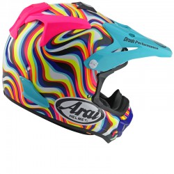 KASK ARAI MX-V EVO STREAM PINK XS