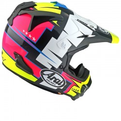 KASK ARAI MX-V EVO BATTLE YELLOW XS