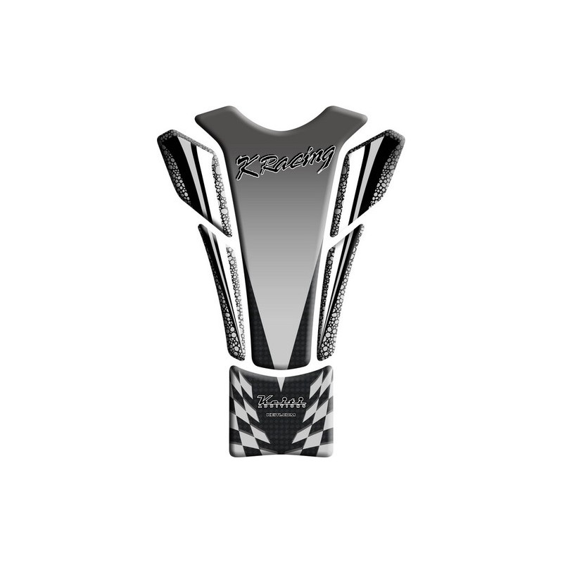 TANK PAD KEITI KAWASAKI RACING SILVER