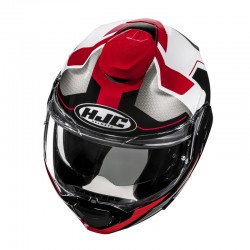 KASK HJC F100 BIOS RED/BLACK 