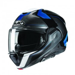 KASK HJC F100 BIOS BLACK/BLUE 