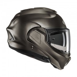 KASK HJC F100 SOLID SEMI FLAT TITANIUM 