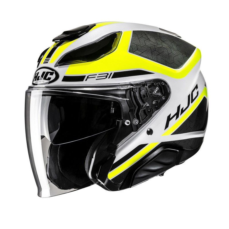 KASK HJC F31 CERON BLACK/YELLOW 