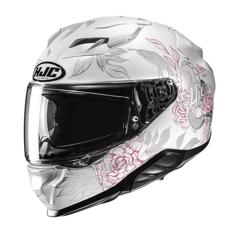 KASK HJC F71 ELIZ WHITE/PINK 