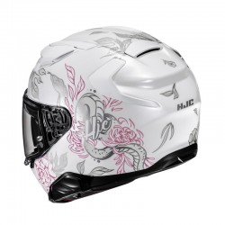 KASK HJC F71 ELIZ WHITE/PINK 