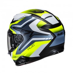 KASK HJC F71 FES YELLOW/BLUE 