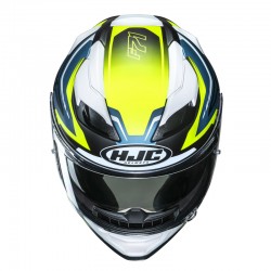 KASK HJC F71 FES YELLOW/BLUE 