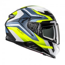 KASK HJC F71 FES YELLOW/BLUE 