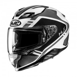 KASK HJC F71 TOZZ BLACK/WHITE 