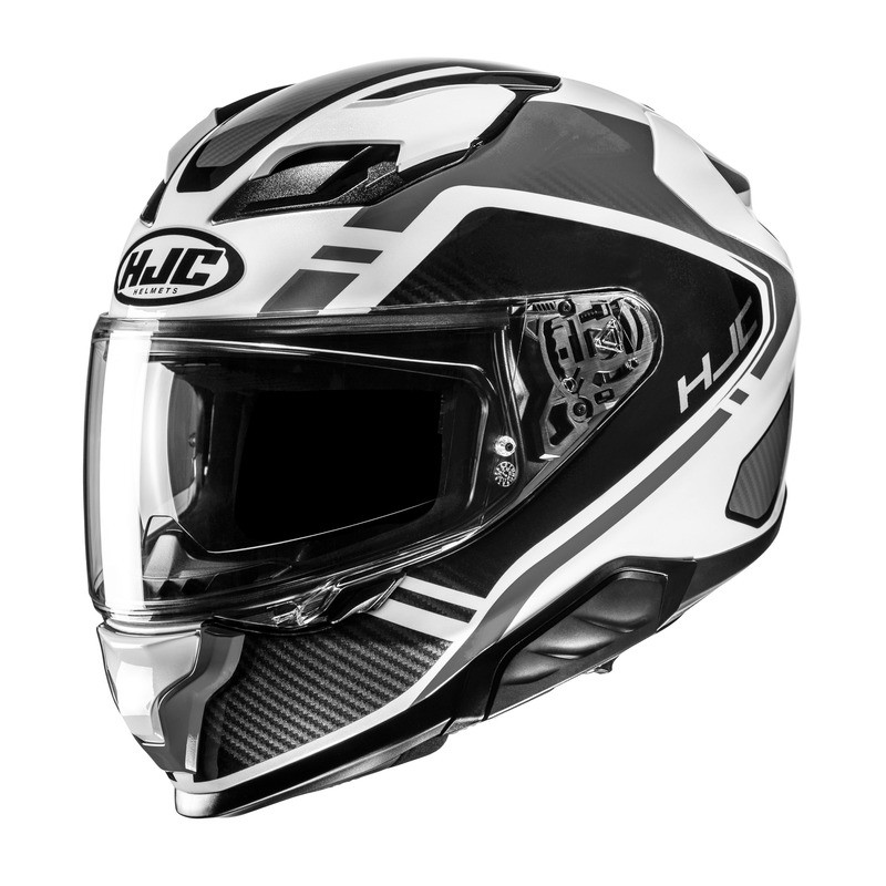 KASK HJC F71 TOZZ BLACK/WHITE 