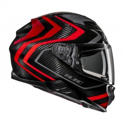 KASK HJC F71 CARBON NEVIO BLACK/RED 