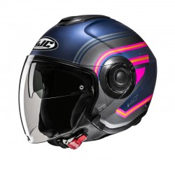 KASK HJC I40N LINIA BLUE/PINK 