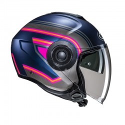 KASK HJC I40N LINIA BLUE/PINK 