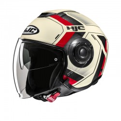 KASK HJC I40N VELU BEIGE/RED 