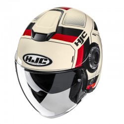 KASK HJC I40N VELU BEIGE/RED 