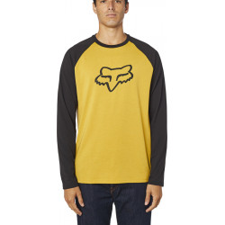 KOSZULKA FOX Z DŁUGIM RĘKAWEM TOURNAMENT TECH MUSTARD  ENDURO CROSS