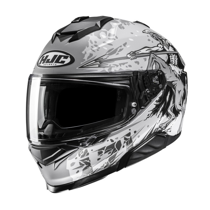 KASK HJC I71 TAURUS GREY/BLUE/RED 