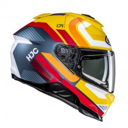 KASK HJC I71 VIZ YELLOW/RED 
