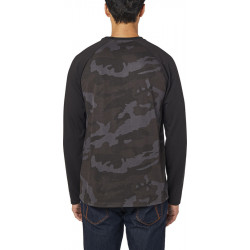 KOSZULKA FOX Z DŁUGIM RĘKAWEM TOURNAMENT TECH BLACK CAMO  ENDURO CROSS