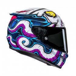 KASK HJC RPHA12 KRAKEN WHITE/BLUE 