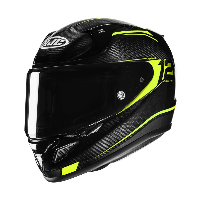 KASK HJC RPHA12 CARBON KERES BLACK/YELLOW 