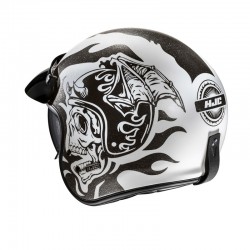 KASK HJC V31 FLAME WHITE/BLACK 