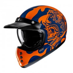 KASK HJC V60 FLAME BLACK/RED 