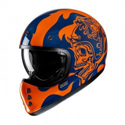 KASK HJC V60 FLAME BLACK/RED 