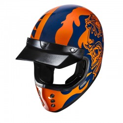 KASK HJC V60 FLAME BLACK/RED 