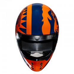KASK HJC V60 FLAME BLACK/RED 