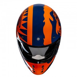 KASK HJC V60 FLAME BLACK/RED 