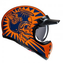 KASK HJC V60 FLAME BLACK/RED 