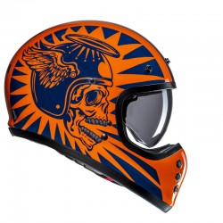 KASK HJC V60 FLAME BLACK/RED 