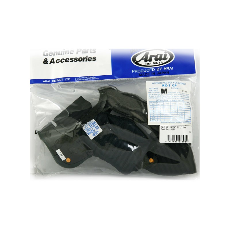 WYŚCIÓŁKA ARAI DO KASKU RX-7 GP M-L (12MM)