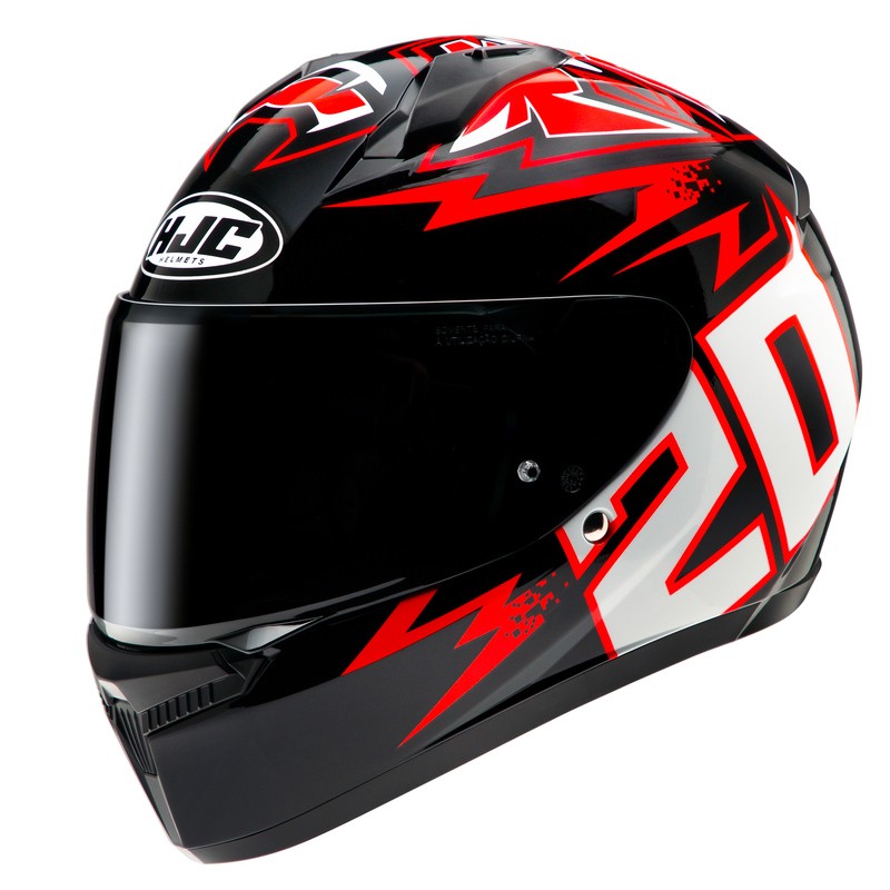 KASK HJC C10 DIABLO MASK BLACK/RED 