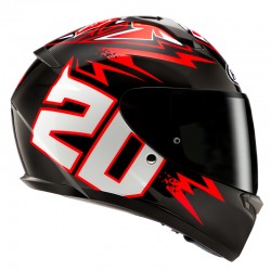 KASK HJC C10 DIABLO MASK BLACK/RED 