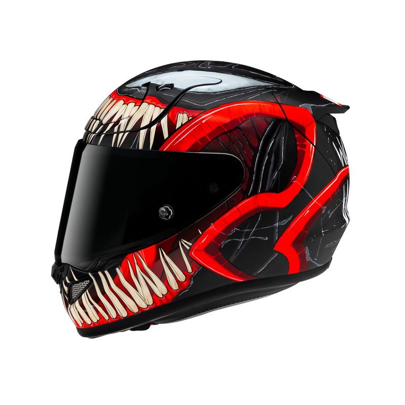 KASK HJC RPHA12 VENOM 3 MARVEL BLACK/RED 