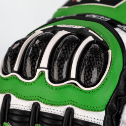 RĘKAWICE SKÓRZANE RST TRACTECH EVO 4 CE GREEN/BLACK/BLACK  (2666)