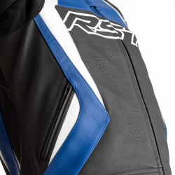 KURTKA SKÓRZANA RST TRACTECH EVO 4 CE BLACK/BLUE S (2357)