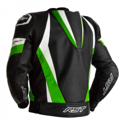KURTKA SKÓRZANA RST TRACTECH EVO 4 CE BLACK/GREEN S (2357)