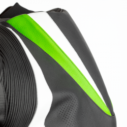 KURTKA SKÓRZANA RST TRACTECH EVO 4 CE BLACK/GREEN S (2357)