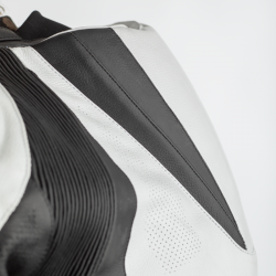 KURTKA SKÓRZANA RST TRACTECH EVO 4 CE BLACK/WHITE/BLACK S (2357)