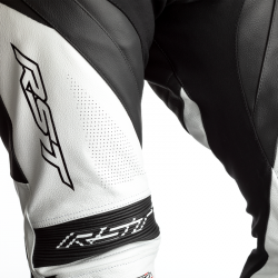 SPODNIE SKÓRZANE RST TRACTECH EVO 4 CE WHITE/BLACK S (2358)