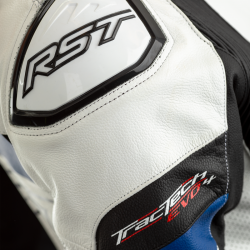 KOMBINEZON SKÓRZANY RST TRACTECH EVO 4 CE WHITE/BLUE S (2355)