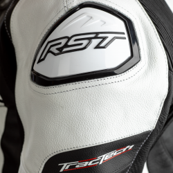 KOMBINEZON SKÓRZANY RST TRACTECH EVO 4 CE WHITE/BLACK S (2355)