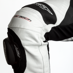 KOMBINEZON SKÓRZANY RST TRACTECH EVO 4 CE WHITE/BLACK S (2355)