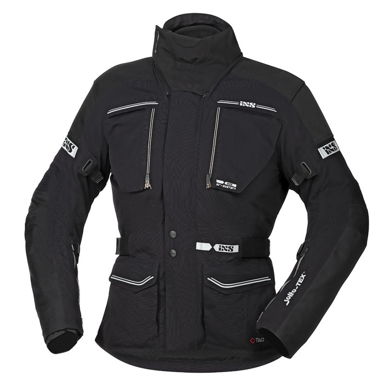 KURTKA TEKSTYLNA IXS TRAVELLER-ST [SOLTO-TEX] BLACK 
