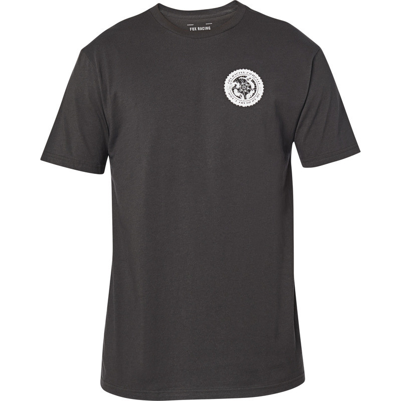 T-SHIRT FOX TREAD ON PREMIUM BLACK VINTAGE  ENDURO CROSS