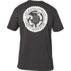 T-SHIRT FOX TREAD ON PREMIUM BLACK VINTAGE  ENDURO CROSS