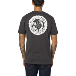 T-SHIRT FOX TREAD ON PREMIUM BLACK VINTAGE  ENDURO CROSS